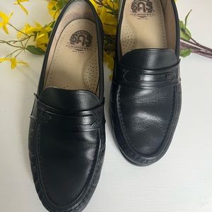 SAS Men’s Black Leather Loafers Size 9.5 Wide